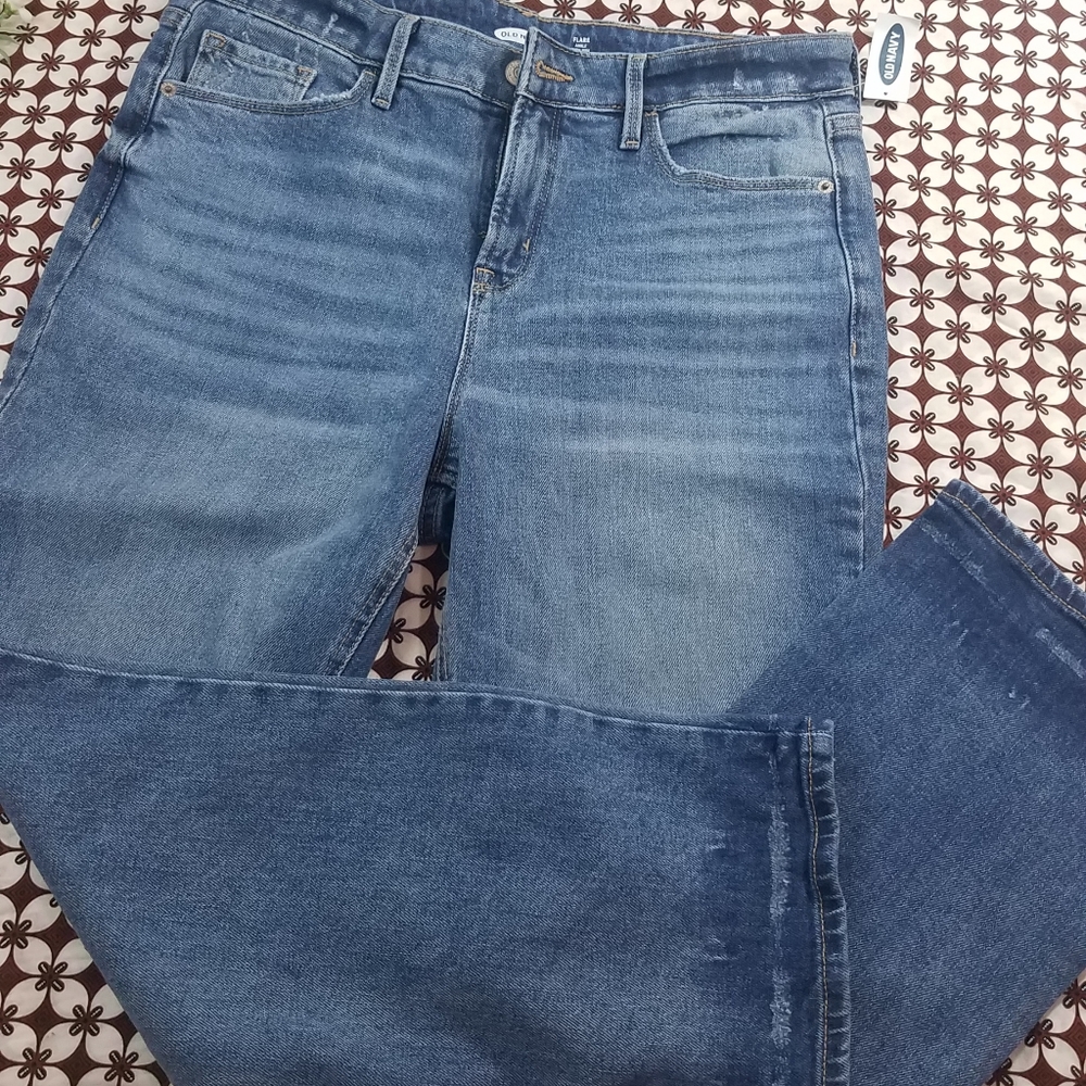 Old Navy High Rise Flare Ankle Jean